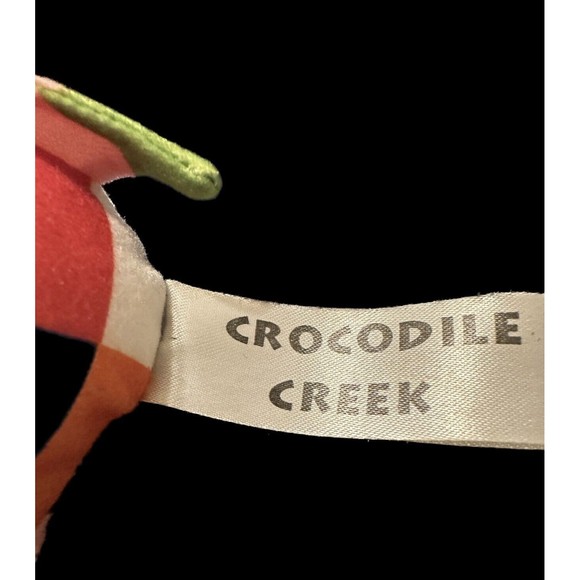 Vintage ELMER -Patchwork Elephant -Toy RATTLE -David McKee -Crocodile Creek 1996 - Picture 10 of 11